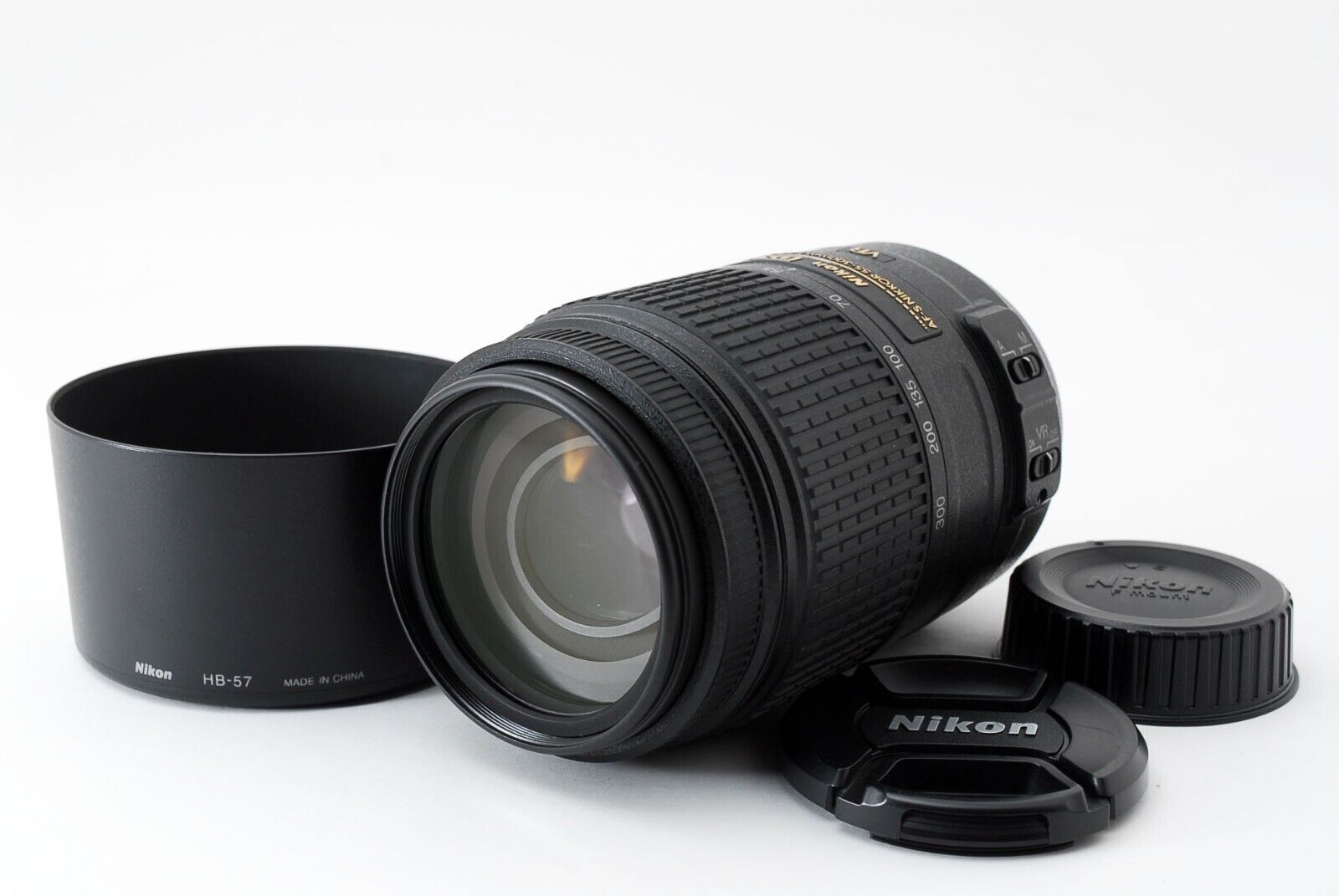 Nikon AF-S Nikkor 55-300mm F/4.5-5.6 G ED DX VR Lens From JAPAN [N.Mint]  7622