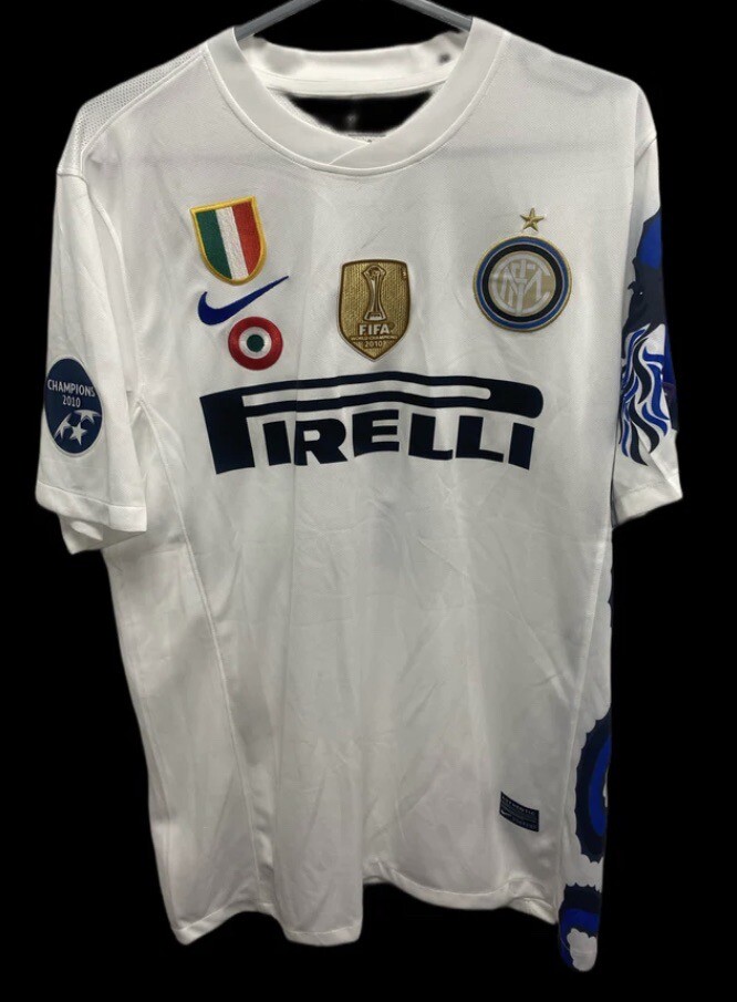 PHOTO SIGNÉE JAVIER Zanetti Inter Milan : vainqueur de la Ligue des
