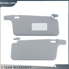 Sun Visors Left Driverpassenger Right Interior For Honda Civic 1996-01 Gray Lhd