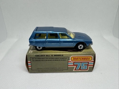 1979 Vintage Lesney Matchbox Superfast No. 12 - Citroen CX Station Wagon W/ Box