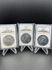 Lot Of 3 - Assorted American Silver Eagles $1 MS 69 NGC