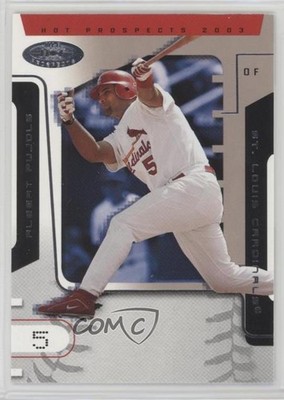 2003 Fleer Hot Prospects Albert Pujols #50 0n2g