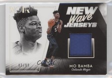 2018-19 Panini Noir New Wave Jerseys 3/99 Mo Bamba #NW-MBB 1u6