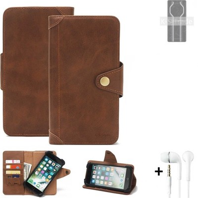 Schutz Hülle für Huawei Mate 50 RS Wallet Case + earphones Handyhülle Tasche 