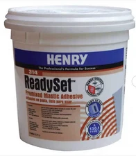 Henry, WW Company 12256 12256 GAL #314 Cera Adhesive, 1 gal, Off- White