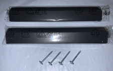 TWO IKEA BRIMNES BED DRAWER Wardrobe HANDLES 7 7/8" Black 130508 / 130509
