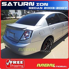 Trunk Spoiler For 2003-2007 Saturn Ion Sedan Painted Wa815k Arrival Blue Met