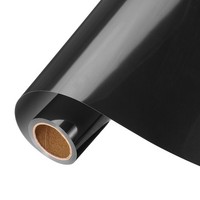 "Schwarzes Permanentvinyl, 12\"X8' Selbstklebende Vinylrolle FüR Diy"