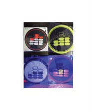 Mile High Dj Supply 7" Slipmat 9oz SkinnEz Glazed Bottom Made By Glowtronics