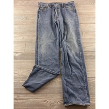 Levis 501 XX Mens Jeans 36x36 Blue Straight Leg Button Fly Denim Pants 1035