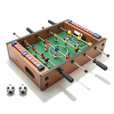 Saycker Table Foosball, Mini Football Table Soccer Tabletops Wood Football Table