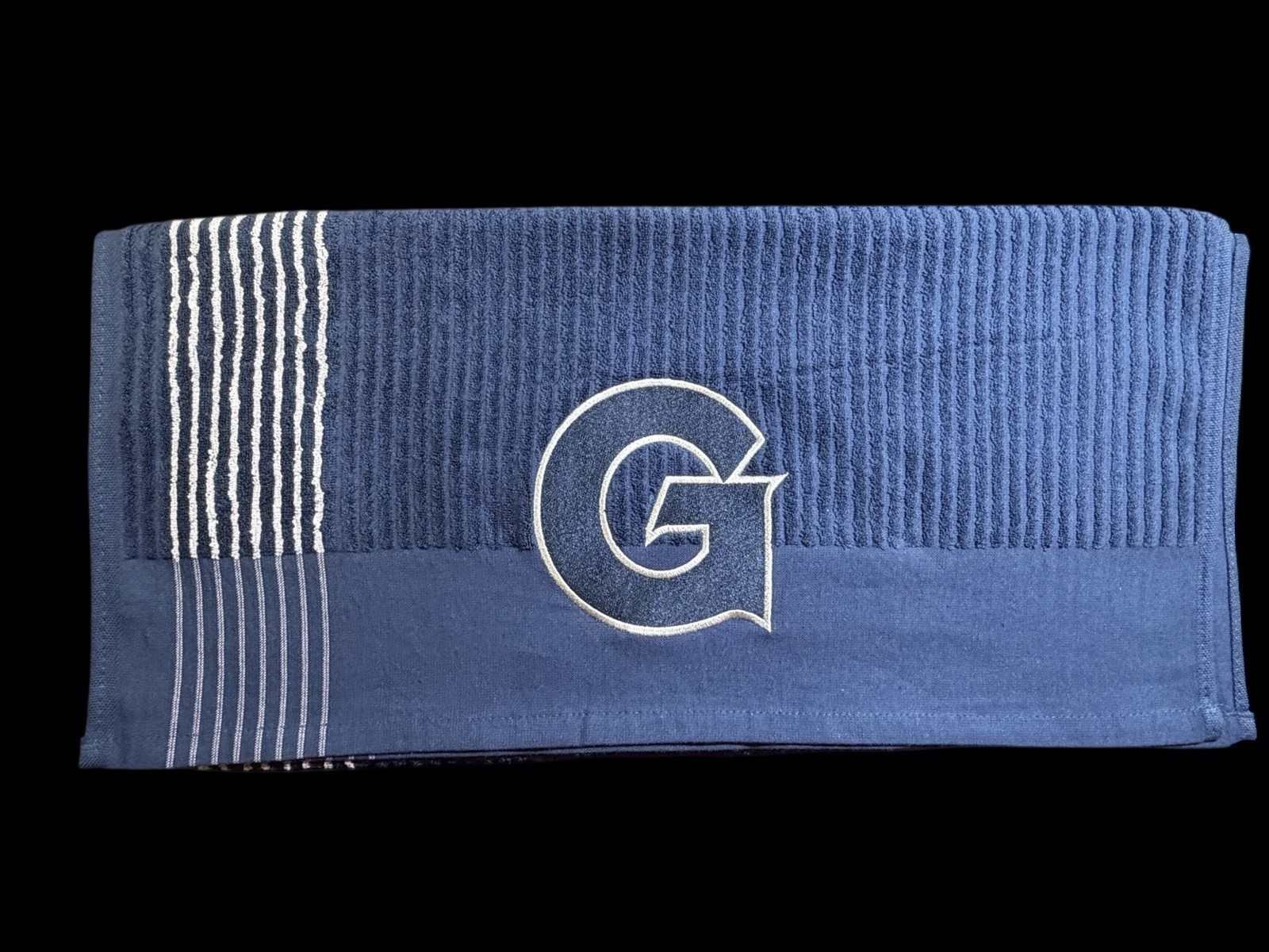 Toalla de carrito de la Universidad de Georgetown / 44 pulgadas x 24 pulgadas (40 k puntadas) 2 logotipos