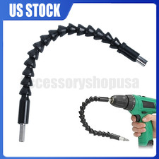 New Flexible Shaft Extension Bit Drill Adapter Screwdriver Holder 1/4" Hex 12''