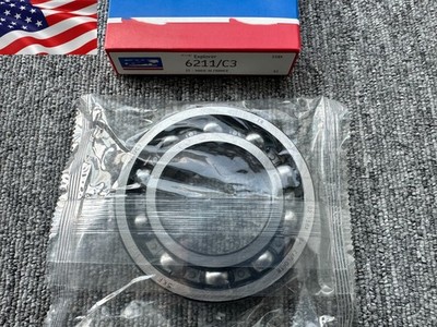For SKF 6211 C3 Deep Groove Ball Bearing, Open, No Seals 55x100x21 mm