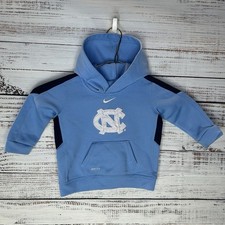 Nike Dri-FIT University Of North Carolina UNC Tar Heels Center Swoosh Hoodie 12M