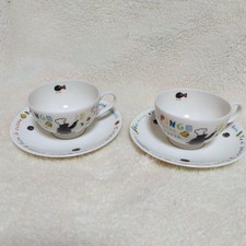 Pingu Even More Super Cup Saucer Set Of 2 Rare Penguin Model Limited Edition Ami