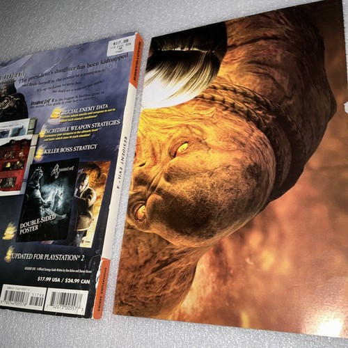 Resident Evil 4 Bradygames Strategy Guide PlayStation WITH POSTER GC Used rare - Picture 3 of 24