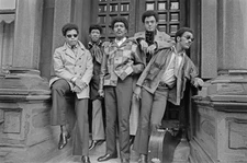 American soul group The Chi-Lites location unspecified April 1969 Old Photo 1