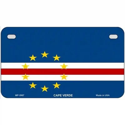 Cape Verde Capital Hill Capitals Fan Metal Novelty License Plate Auto Bike Tag - Image 1 of 4