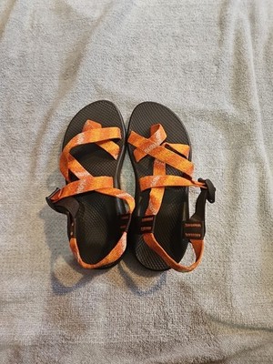 Chaco Women's Size 10 Sandal Orange Brown only tried on No Box Excellent