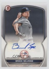 2023 Bowman Paper Prospect Auto Brock Selvidge #PPA-BS Auto 1e97