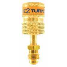 Uniweld Ezab Anti-Blowback Hose Adaptor, Gold, 13/16" L