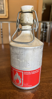 【西ドイツ製】希少 1L大型ボトルシップ Karl Bahr作 「POTOSI」 Vintage Markill Camp Fuel Bottle w/ Ceramic Swing Top, 7