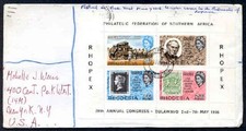 RHODESIA #240a s/s 1967 to USA