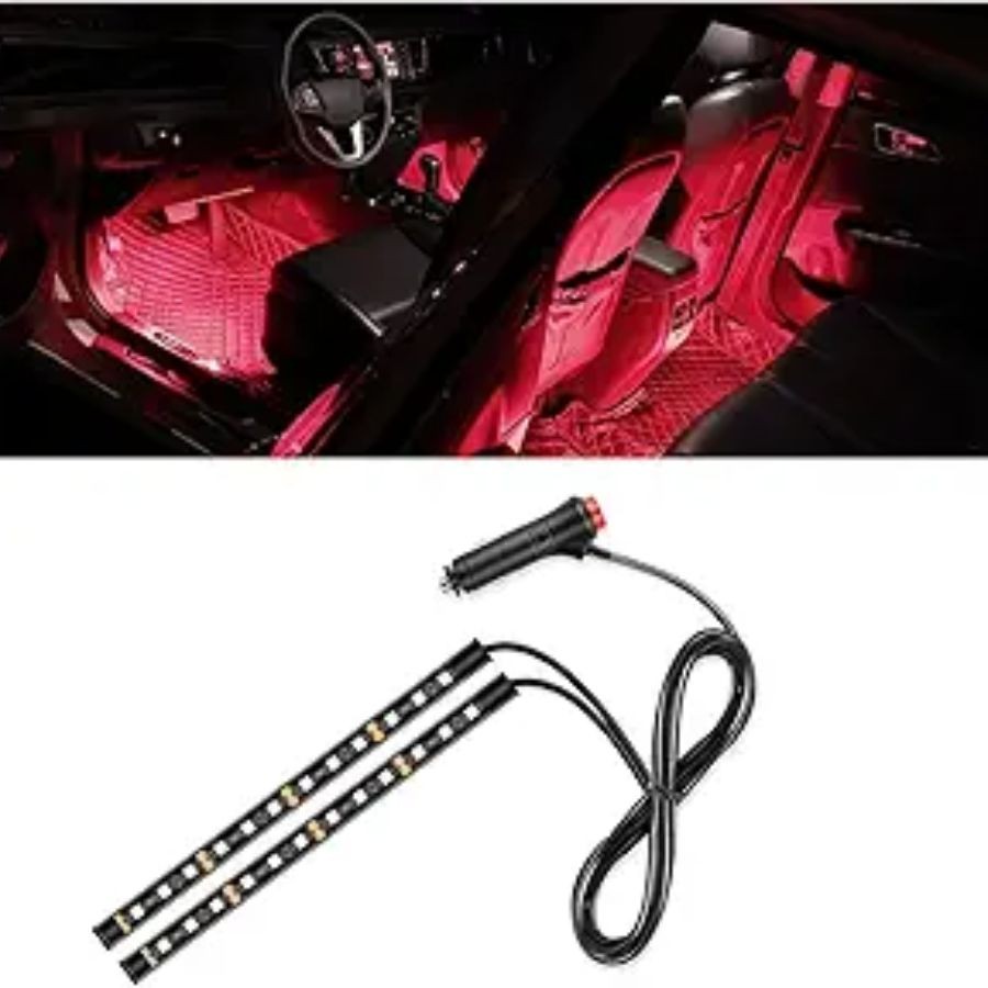 Auto Interior Decorative Lamp, 12v Red