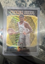 2020-21 Panini Donruss Optic - Winner Stays Pascal Siakam #13 Gold Wave Prizm