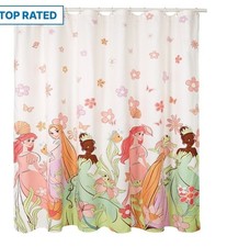 The Big One Kids Cute Disney Princess Fabric Shower Curtain 70" x 72"