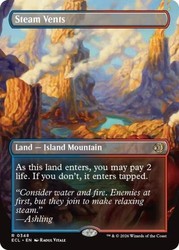 Steam Vents (Borderless) - Lorwyn Eclipsed