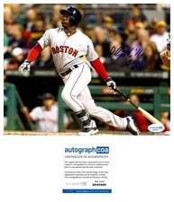 BOSTON REDSOX RUSNEY CASTILLO SIGNED AUTOGRAPHED PHOTO PIC 8x10 ACOA COA