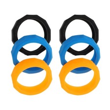 6Pcs Silicone Microphone Protection Rings Wireless Mic Anti-rolling Rings