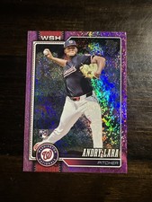 Andry Lara 2026 Topps Pink Holofoil Rookie Card. 