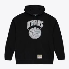 Mitchell  Ness New York Knicks NBA Hoodie Black Men's Licensed