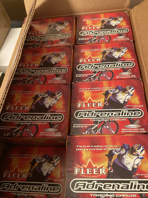 Fleer Adrenaline 2000 Extreme Sports Trading Cards Box 28 Packs 10 Cards Per