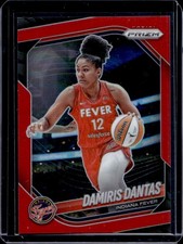2025 Panini WNBA Prizm Damiris Dantas Red #/299 Fever