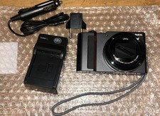 PANASONIC LUMIX DC-ZS200 BLACK DIGITAL CAMERA 4K 20.1MP W new Battery MINT.WORKS