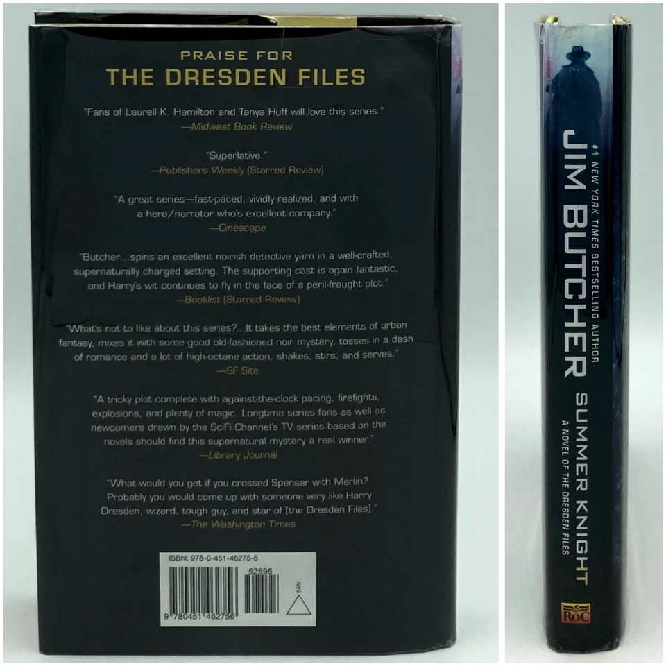 Dresden Files: Summer Knight - Jim Butcher (1st HC edition 1st print) Roc, 2009 - Image 2 of 4