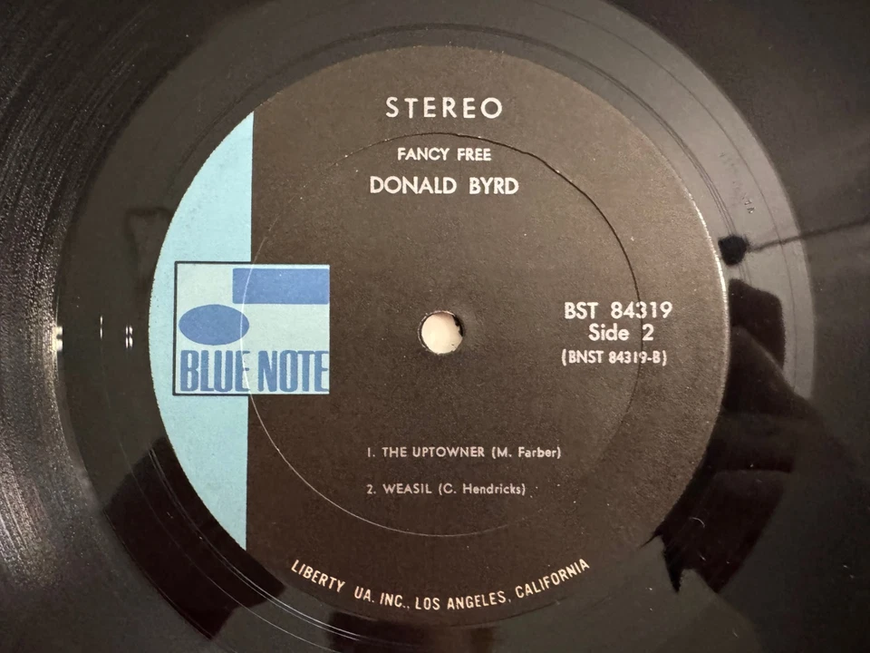 Donald Byrd Blue Note LP "Fancy Free"  Rare 1970 Press Van Gelder Jazz Funk VG++ - Image 3 of 4