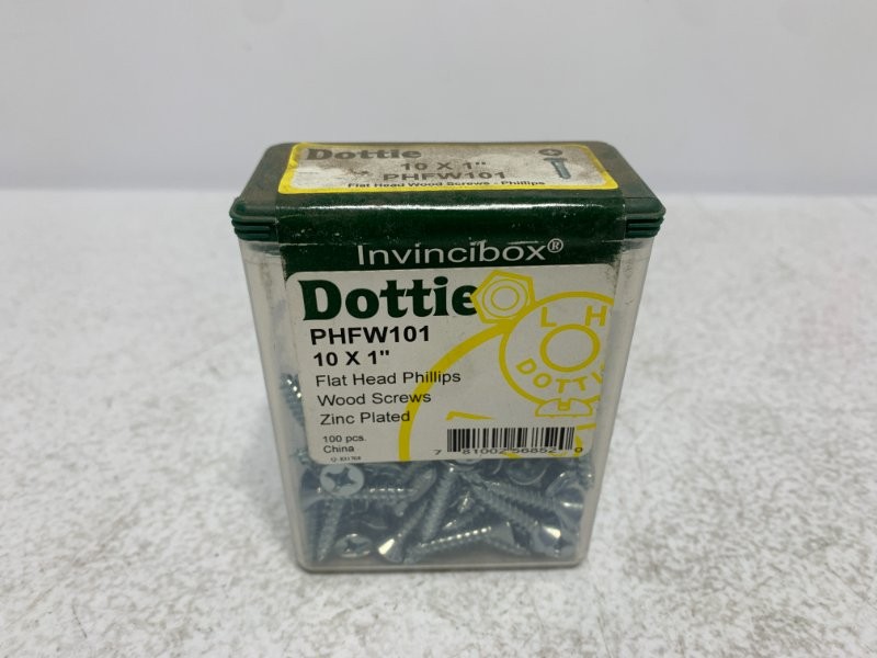 Dottie PHFW101 Wood Screw #10 x 1