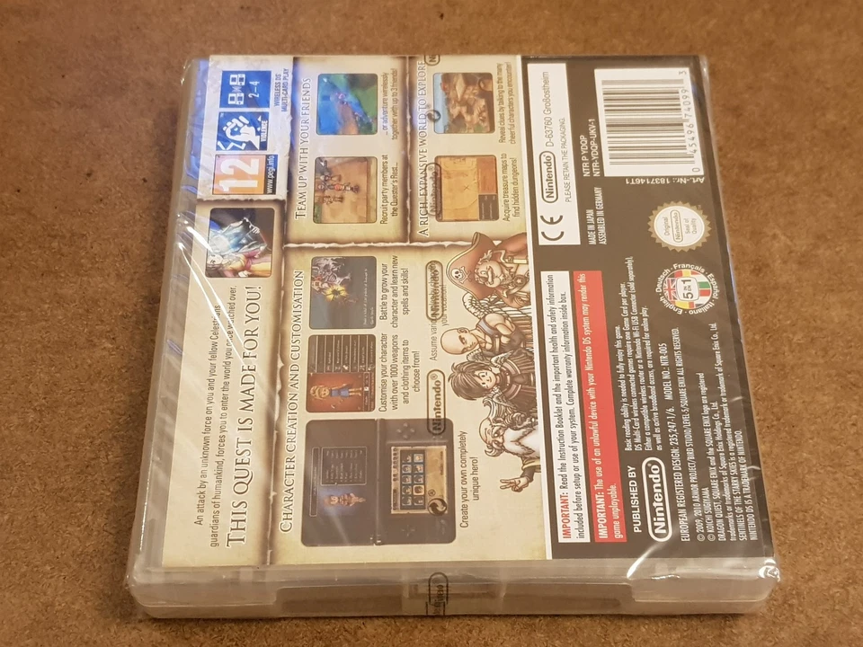 Dragon Quest IX Sentinels Starry Skies - Nintendo DS - UK PAL NEW ACTORY SEALED - Image 4 of 4
