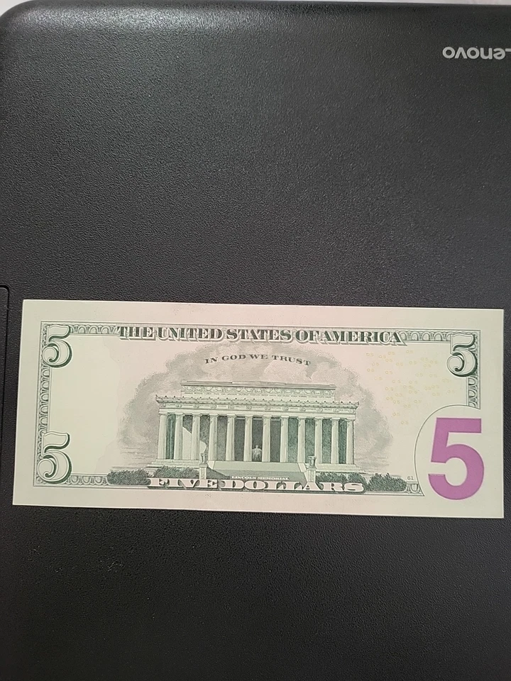2006 Federal reserve notes $5  star Fresh Nice Notes Extra Extra Fine - Image 2 of 4
