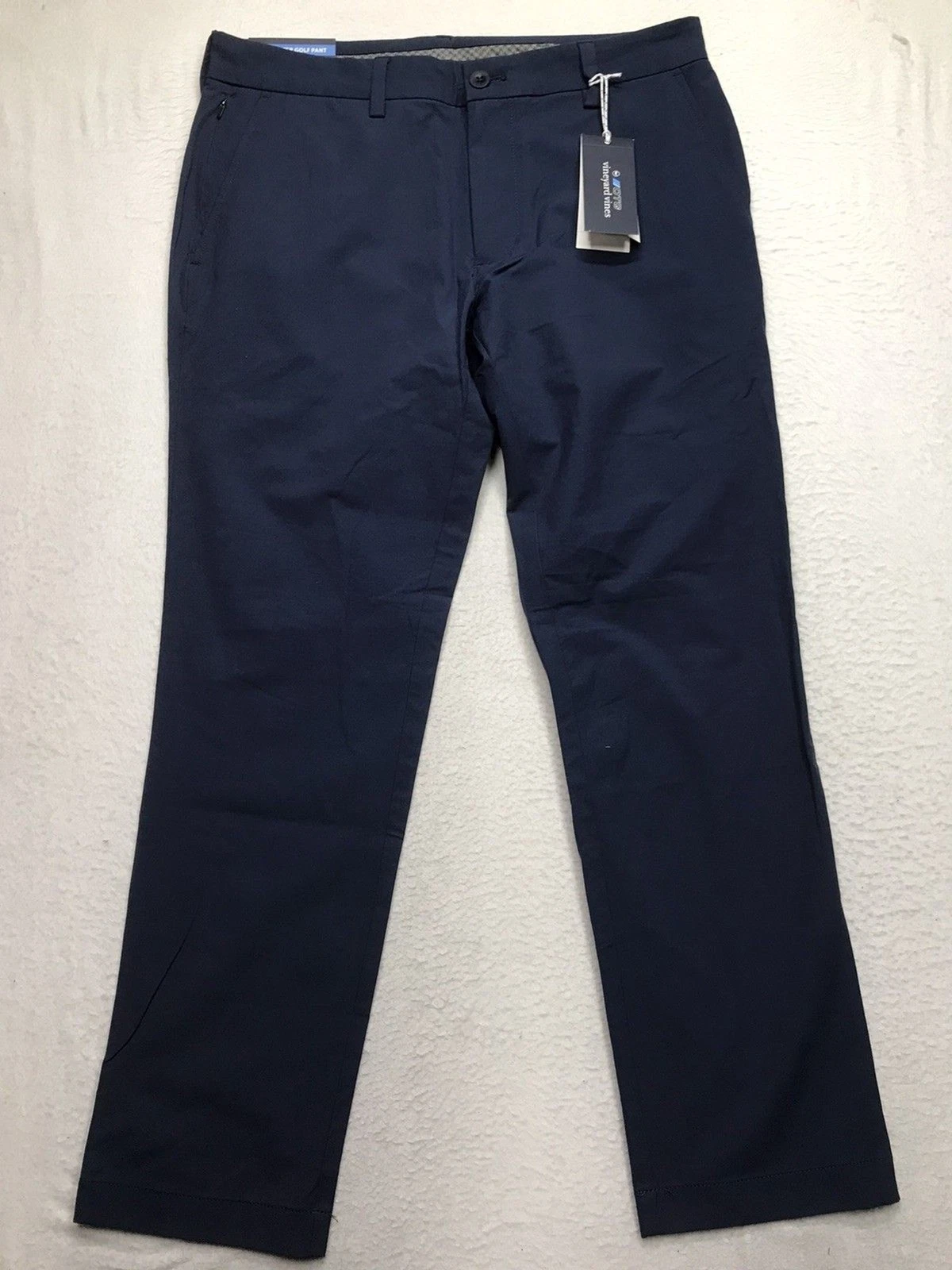NWT VINEYARD VINES OTG Stillwater Golf Pants Men 32x29 Blue Blazer Stretch Chino
