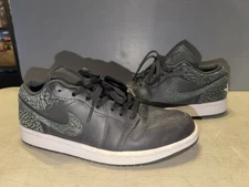 Nike Air Jordan 1 Low SE 'Black Elephant' Sneakers FB9907-001 Men's Size 9.5