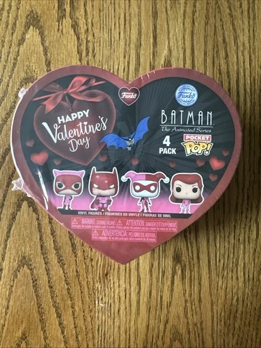 Funko Pop! DC Batman Valentines Box 4 Pack-Vinyl Figures Walmart Exclusive NEW!