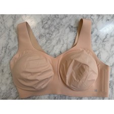 Honeylove Crossover Bra Sand Nude Seamless Wire-Free Bralette 1X LWBR0103B