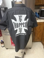 West Coast Choppers Jesse James Biker Button Up XL DEADSTOCK
