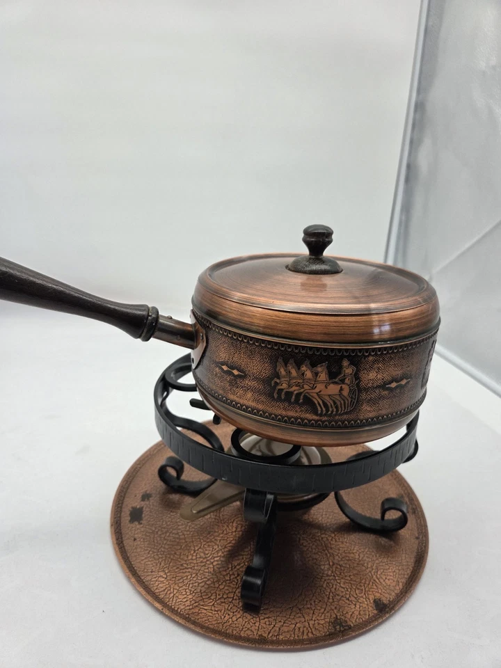 Feuerzangenbowle Fondue Kupfer sehr alt - Bild 4 von 4